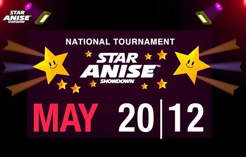 Star Anise Showdown National Tournament Star Anise Showdown national tournament in Mumbai with players competing on stage