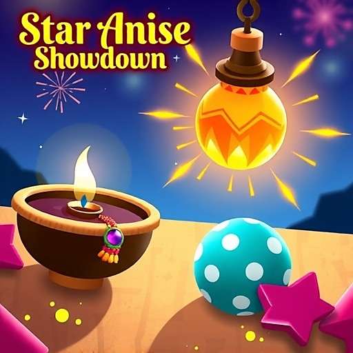 Star Anise Showdown Diwali Event Star Anise Showdown Diwali event featuring special lamp-shaped power-ups and firecracker attacks