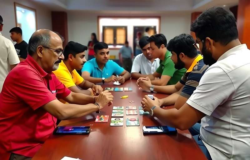 Star Anise Showdown Community Meetup Star Anise Showdown players at a local meetup in Bangalore competing in a tournament
